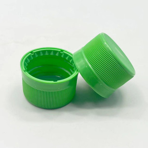 Vente en gros de bouchons de bouteilles en plastique de 28 mm pour l'eau minérale, bouchons à vis pour bouteilles - Product Image 1