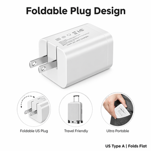 65W GaN USB C Charger PD 3.0 20V 3.25A <b>Power</b> <b>Adapter</b> Wide Voltage - Product Image 2