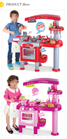 Ensemble de jeu de cuisine en plastique amusant pour enfants, jeu d'imitation pour 2 à 7 ans, certifié EN71