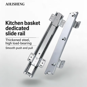 Glissière de tiroir robuste à fermeture douce AOLISHENG <span class=keywords><strong>pour</strong></span> systèmes de rangement de cuisine et d'entrepôt, conception à montage inférieur - Product Image 3