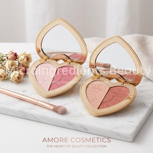 Colorete en Polvo Cheek to <span class=keywords><strong>Chic</strong></span> al por Mayor - Maquillaje de Mejillas Bicolor de Alta Pigmentación, Paleta 2 en 1 de Colorete e Iluminador - Product Image 3