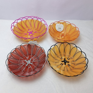 Collapsible <b>Plastic</b> Fruit <b>Basket</b> Bowl Storage Container For Kitchen Snack Organization 10 Series - Product Image 1