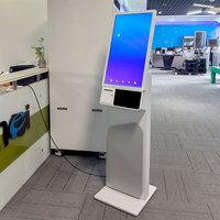 Terminal de Vente Automatique de Billets Professionnel avec Imprimante Thermique Écran Tactile Large de 27 Pouces pour Cinéma et Théâtre