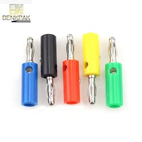 Câble pour haut-parleur audio à fiche banane de 4mm avec adaptateur de connecteur banane plaqué or à courant nominal 10A