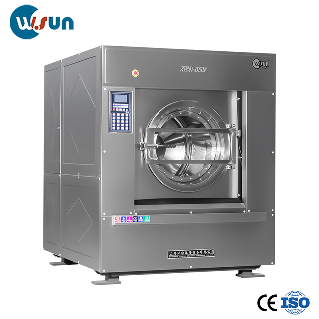 High Productivity 130kg Commercial Washing Machine Large Capacity Programmable 130kg washing machine for laundry plant