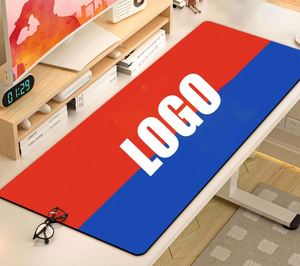 Alfombrilla de Ratón de Silicona de Marca, Moderna, Extendida, Azul, con Logotipo Personalizado, para Escritorios de Juegos, Configuraciones de Oficina, Promociones Corporativas - Product Image 1
