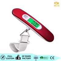 Balance numérique portable professionnelle en acier inoxydable avec logo personnalisé, alimentée par batterie, 50 kg/110 lb, pour valise et grue de mesure