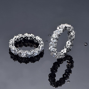 Yfn đồ trang sức 925 Sterling bạc thiết kế độc đáo bướm Baguette 5A cubic zircon Vòng - Product Image 4