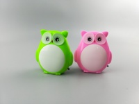 Lampe de nuit W004 en forme de hibou, interrupteur, lumière de nuit à brancher, pour enfants, pour chambre de bébé, cadeau de vacances pour enfants