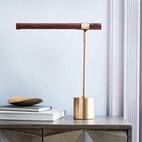 Lampe de table de luxe en métal doré pour hôtel, décoration d'intérieur, style vintage moderne nordique, lampe de chevet à LED pour lecture