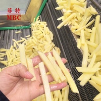 MBC productielijn voor aardappelchips, frieten: schillen, snijden, reinigen, blancheren, frituren; machine voor aardappelverwerkingsfabriek