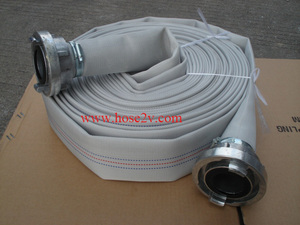 Tuyau d'incendie de 30 m de long, diamètre 1-1/2 po, avec raccords Storz en aluminium pour vanne d'hydrant et lance d'incendie - Product Image 3