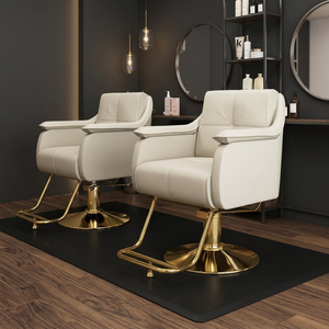 Silla de Cuero Comercial Popular 2026 con Asiento Grande y Reposabrazos Suaves, Adecuada para Dormitorio o Barbería - Product Image 2
