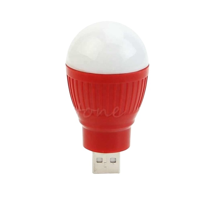 Reading Book Light Portable Mini 5W USB LED Light Lamp Bulb for Computer Laptop PC Desktop