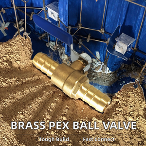 Válvula de Cierre de Bola de Latón OEM de Conexión Rápida a Presión, 100 psi, para Manguera de Camión, Conexión de 16MM/19MM, para Aceite/Gas/Agua - Product Image 2