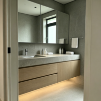 Meuble-lavabo LKYT pour salle de bain, meuble-lavabo avec vasque, meuble-lavabo moderne