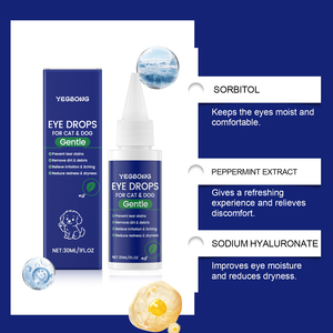 Gouttes oculaires pour animaux de compagnie : Soulagent l'inconfort, hydratent et apaisent. Ingrédients naturels non irritants. - Product Image 5