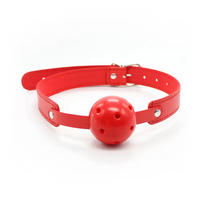 Jouets pour adultes de haute qualité, très demandés : Gag buccal souple en forme de boule pour bondage, pour femmes