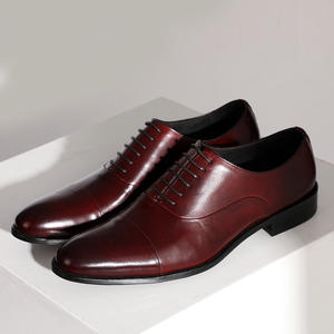 Nuevo producto: Zapatos formales de vestir de cuero genuino de alta gama, personalizados, de caña baja, para hombre, ideales para bodas. - Product Image 2