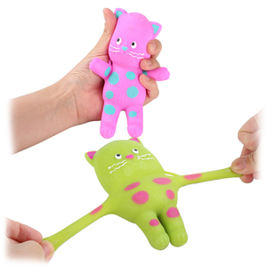 Juguetes Antiestrés OEM <span class=keywords><strong>Wave</strong></span> Point Happy Cat, Peluches de Animales de Peluche, <span class=keywords><strong>Slime</strong></span> de PVA, Juguetes Sensoriales para Niños - Product Image 6