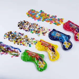 Party Poppers Gun Confetti Poppers Cannon Blow Handheld Air Confetti Shooter Multicolor Inflatable Salute for Party Y728
