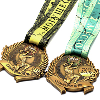 Médaille en métal promotionnelle de sport d'haltérophilie de sport personnalisée