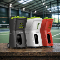 Lanceur de balles de tennis automatique avancé, machine d'entraînement mobile pour padel, équipement d'entraînement intelligent avec roues, ABS durable
