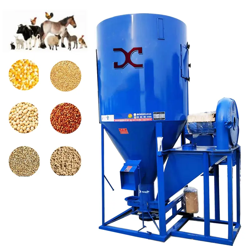 High Quality Feed Grinder Mixer Household Chicken Feed Mixer Grinder Grain/Livestock Feed Mixer Grinder