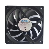 Ventilateur sans balais 8010 DC 5V 12V 24V 80mm, ventilateur de refroidissement pour PC CPU, ventilateur axial 80x80x10mm
