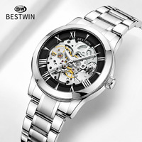 Montre mécanique de luxe pour homme, très vendue, sportive, de haute qualité, lumineuse, étanche, squelette, automatique