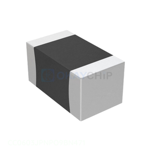 Condensador Cerámico 0603 (1608 Métrico) CAP CER 470PF 50V C0G/NPO 0603 CC0603JPNPO9BN471 <span class=keywords><strong>470</strong></span> pF de Canal 0603 del Fabricante - Product Image 1