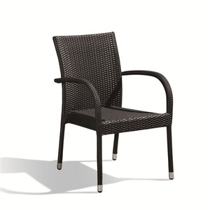 Sedie da <span class=keywords><strong>giardino</strong></span> in Rattan con retro incrociato - Product Image 1