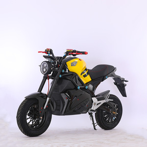 Moto vintage haute vitesse 72V 80km/h avec batterie au lithium pour adultes, moto de course - Product Image 2