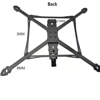 Kit de châssis de drone en fibre de carbone MARK4 V3 Pro 13 pouces 570 mm / 15 pouces 680 mm avec bras de 8 mm pour quadricoptère FPV Freestyle Traverser