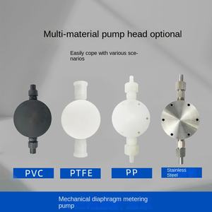 JWM 60LPH elektrikli korozyona dayanıklı dozajlama pompası ayarlanabilir akış yatay ölçme pompası mekanik diyafram OEM desteklenen - Product Image 5