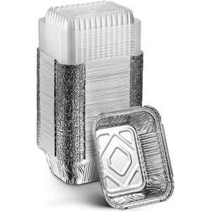 Ensemble de vaisselle jetable OEM personnalisé, conteneur alimentaire rectangulaire en aluminium et assiette pour plats à emporter et emballage de cuisson - Product Image 5