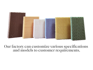 95g/1100mm nhựa tráng nâu làm mát Pad giấy kraft cuộn để làm mát trong trang trại gia cầm trang trại chăn nuôi nhà kính nhà máy - Product Image 4