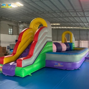 <span class=keywords><strong>Parcours</strong></span> d'obstacles gonflable pour enfants avec château gonflable et <span class=keywords><strong>jeu</strong></span> <span class=keywords><strong>de</strong></span> football, idéal pour l'extérieur - Product Image 2