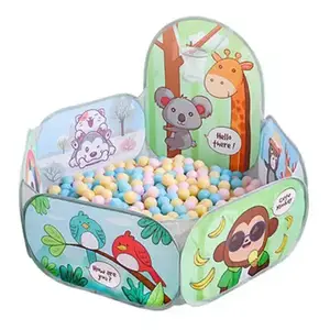 Seamind Kid Ball Pit avec panier de basket Enfant Toddler Ball Ocean Pool pour Garçons Filles Pop Up Play Tent