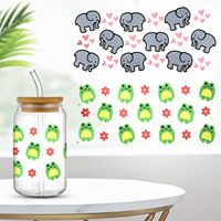 Nouvelles enveloppes pour verres Libbey de 16 oz, design personnalisé d'usine, Black Girl Magic Zodiac UV pour transferts, impression offset, imperméables