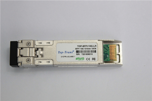 โมดูลไฟเบอร์ออปติกแบบ Single Mode TSFP+-10G-LR TOP-TRANS TSFP+-10G-LR 10G LR SFP+ 1310nm 10km SMF LC DDM  สำหรับสายไฟเบอร์แบบ Single Mode ระยะ 10 กม. ความยาวคลื่น 1310 นาโนเมตร ชนิด SMF หัวต่อ LC พร้อมระบบ DDM - Product Image 5