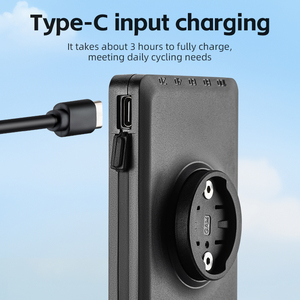 <span class=keywords><strong>ROCKBROS</strong></span> 5000mAh 파워뱅크 LED 라이트 USB 충전식 자전거 라이트 야간 라이딩용 자전거 전조등 파워뱅크 포함 - Product Image 4