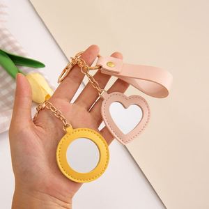 Practical Keychain with <b>Mirror</b> Portable Pocket Cosmetic <b>Mirror</b> Keyrings Party Wedding Favors - Product Image 4