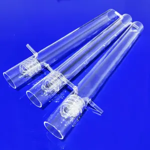 High Quality Transtparent Quartz Spiral Glass Tube For Heating Elements