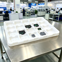 Plastik-Elektronik-Blisterverpackung mit 35 Fächern, Transparente PVC Antistatische PET-Form für Unterhaltungselektronik-Verpackungen