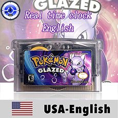 Cartouche de jeu modifiée USA English Plastic RTC Flash Cart Altered Emerald Odyssey GLAZED Flora Sky Imperium ROM Hack pour - Product Image 6