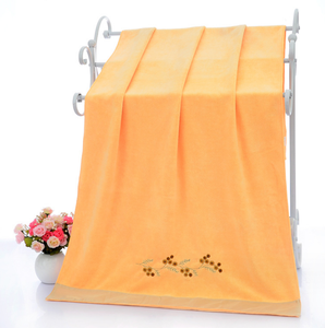 <span class=keywords><strong>Toallas</strong></span> bordadas ecológicas suaves de secado rápido súper absorbentes extra grandes <span class=keywords><strong>para</strong></span> viajes en <span class=keywords><strong>el</strong></span> baño corporal - Product Image 4