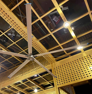 Ventilateur de plafond industriel HVLS haute performance à économie d'énergie, grand diamètre (3 à 7,3 m), vente chaude pour hôtels au Pakistan - Ventilateurs de ventilation - Product Image 1