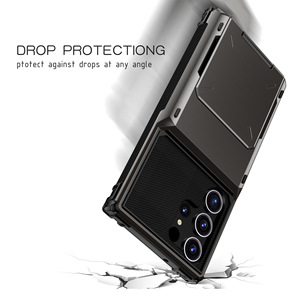 Nueva Funda Híbrida Antigolpes con Tapa Abatible y Ranura para Tarjetas para Samsung <span class=keywords><strong>Galaxy</strong></span> S25 Ultra S25 Edge S25FE - Product Image 5