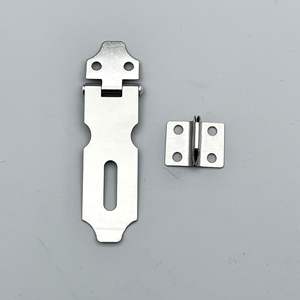 กลอนล็อกประตูกันขโมยสแตนเลสแบบเก่าสำหรับตู้ลิ้นชักประตูแบบแขวน - Product Image 4